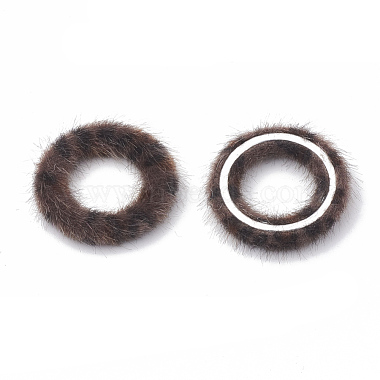 Faux Mink Fur Covered Linking Rings(X-WOVE-N009-08B)-2