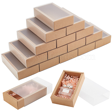 30Pcs Kraft Paper Jewelry Drawer Boxes(CON-BC0007-22)-1