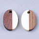 Resin & Walnut Wood Pendants(RESI-S358-30I)-2