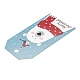 Rectangle Christmas Theme Kraft Paper Cord Display Cards(CDIS-K003-02G)-2