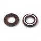 Faux Mink Fur Covered Linking Rings(X-WOVE-N009-08B)-2