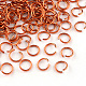 Aluminum Wire Open Jump Rings(X-ALUM-R005-0.8x6-12)-1