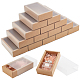 30Pcs Kraft Paper Jewelry Drawer Boxes(CON-BC0007-22)-1