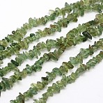 Chips Natural Green Apatite Beads Strands, 3~8x3~12x3~5mm, Hole: 1mm, about 16 inch(G-N0164-26)