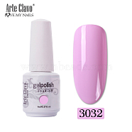 8ml Special Nail Gel, for Nail Art Stamping Print, Varnish Manicure Starter Kit, Pearl Pink, Bottle: 25x66mm(MRMJ-P006-H032)