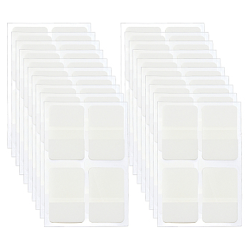 20 Bags PET Sticker Index Tabs, Sticky Notes, for Office School Reading, Rectangle, Beige, 93x60x1.2mm
