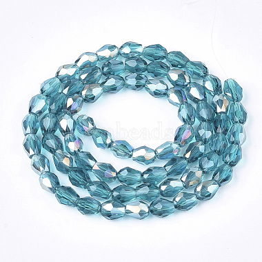 Electroplate Glass Beads Strands(EGLA-T013-05C)-2