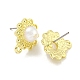 Rack Plating Alloy Stud Earring Finding(FIND-C053-09D-G)-2