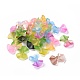 Two Tone Frosted Transparent Acrylic Beads(OACR-P011-03D)-1