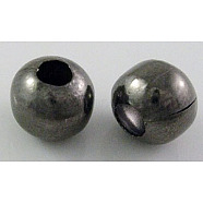Iron Spacer Beads, Gunmetal, 8mm, hole: 2.5~3mm(X-E188Y-B)