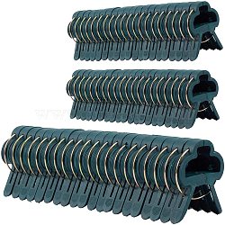 Plastic Gardening Plant & Flower Lever Loop Gripper Clips, for Supporting or Straightening Plant Stalks and Vines, Mixed Color, 40x30x6mm/62x45x9.5mm(TOOL-GA0001-01)