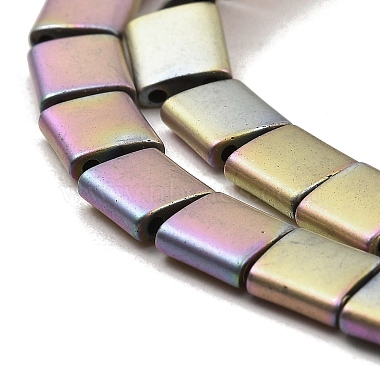 Electroplated Frosted Non-magnetic Synthetic Hematite Beads Strands(G-G089-B01-17)-3