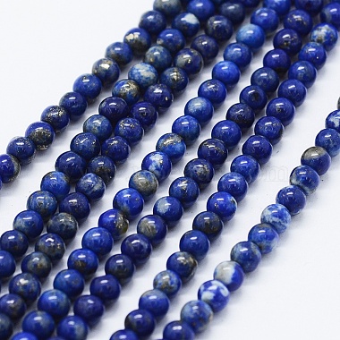 Chapelets de perles en lapis-lazuli naturel(G-F561-5mm-G)-8