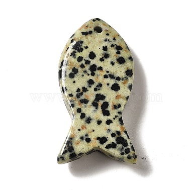 Natural Dalmatian Jasper Pendants(G-G932-B10)-3