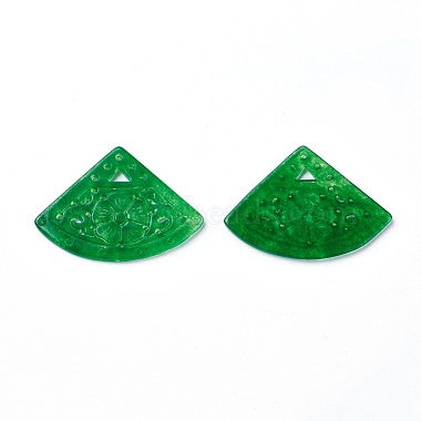 Natural Dyed Jade Pendants(G-F611-02)-2