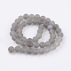 Natural Grey Agate Bead Strands(X-G-H055-10mm)-2