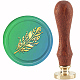 Brass Wax Seal Stamp with Handle(AJEW-WH0184-1101)-1