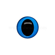 Craft Resin Doll Eyes, Stuffed Toy Eyes, Safety Eyes, Half Round, Blue, 18mm(DOLL-PW0006-001B-09)