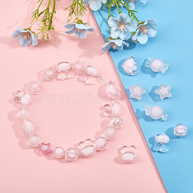 perles acryliques transparentes de style chgcraft 18(TACR-CA0001-20)-5