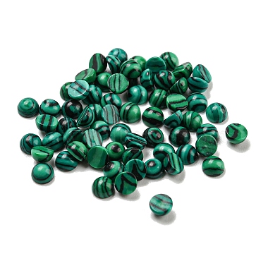 Half Round Malachite Cabochons