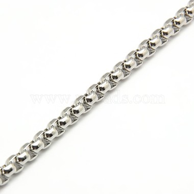 304 Stainless Steel Venetian Chain Necklace Making(STAS-A028-N031P)-2