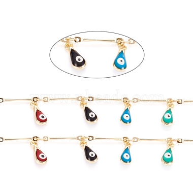 Colorful Brass+Enamel Handmade Chains Chain
