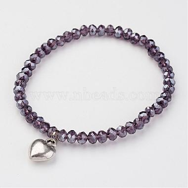 Glass Beads Stretch Bracelets(BJEW-JB02450)-2