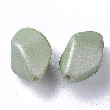 Perles acryliques laquées(X-MACR-N006-11)-2