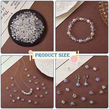 360 pièces 3 brins de perles de verre électrolytiques de style(EGLA-SZ0001-25A)-6