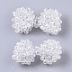 Plating Acrylic Woven Beads(PACR-R247-04C)-1