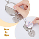 3 Style Alloy Heat Transfer Sublimation Hanging Blank Pendant Decorations(HJEW-FH0001-56)-3