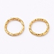 Iron Textured Jump Rings(X-IFIN-D086-02-G)-1