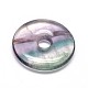 Donut/Pi Disc Natural Fluorite Pendants(G-O106-01)-2