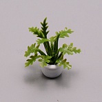 Resin Potted Plants Display Ornaments, Miniature Artificial Plants, for Dollhouse Decor Mini Garden, Olive Drab, 33x27mm(AJEW-WH0258-082A)