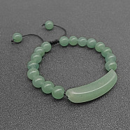 Natural Green Aventurine Bead Braided Bead Bracelets for Women Men, No Size(LS5537-9)