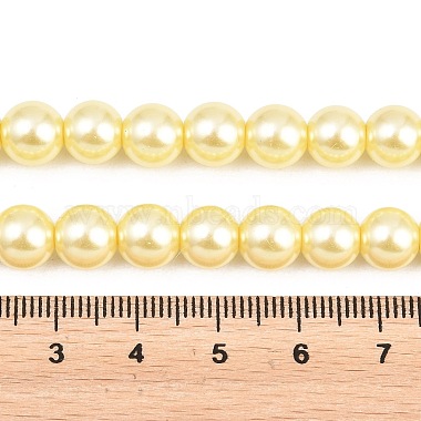 Eco-Friendly Dyed Glass Pearl Round Beads Strands(HY-A008-8mm-RB012)-5