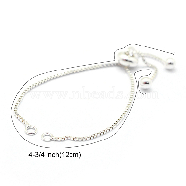 изготовление браслетов из стерлингового серебра(X-MAK-L016-001S)-3