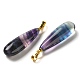 Natural Colorful Fluorite Pendants(G-Q192-07G-05)-2