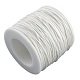 Eco-Friendly Waxed Cotton Thread Cords(YC-R008-1.0mm-101)-1