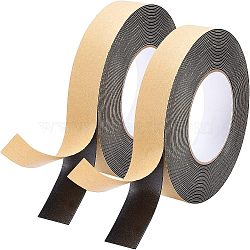 Strong Adhesion EVA Sponge Foam Rubber Tape, Anti-Collision Seal Strip, Black, 30x1.1mm, 10m/roll(TOOL-FH0001-08-03)