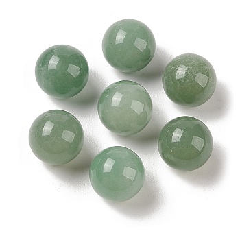 Natural Green Aventurine No Hole Sphere Beads, Round, 14mm