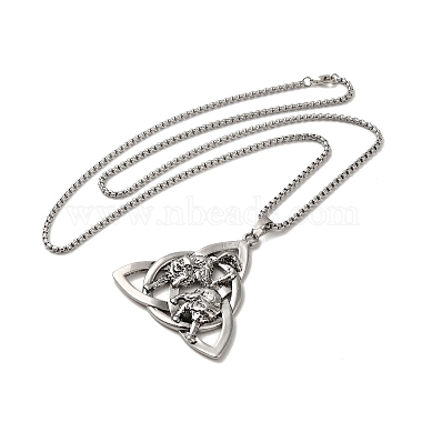 Trinity Knot Alloy Necklaces