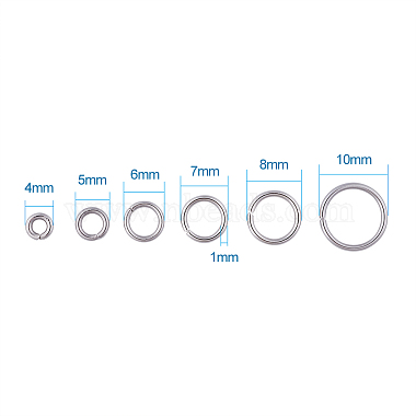 kissitty 304 anneaux ouverts en acier inoxydable(STAS-KS0001-01)-7