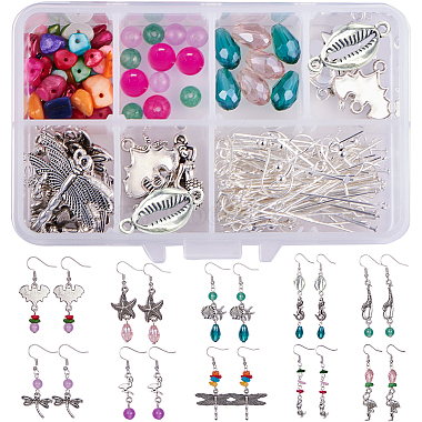 Mixed Color Mixed Material Earring Making