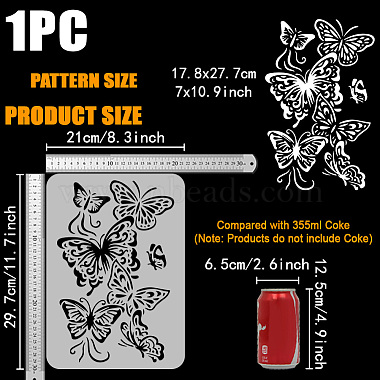 Plastic Hollow Out Drawing Painting Stencils Templates(DIY-WH0396-729)-2