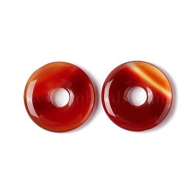 pendentifs en agate rouge naturelles(G-I331-01E)-2
