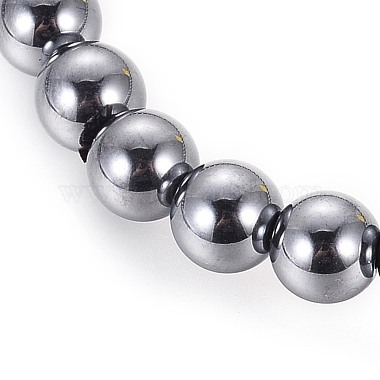Bracelets extensibles en perles de pierre terahertz(BJEW-L666-01E)-2