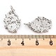 Rack Plating Brass & Clear Cubic Zirconia Pendants(KK-S371-03P)-3