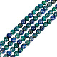 2 Strands Natural Chrysocolla and Lapis Lazuli Beads Strands(G-GO0001-38A)-1