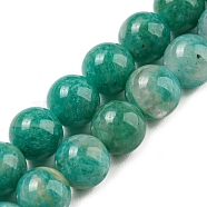 Natural Amazonite Beads Strands, Grade A, Round, 6mm, Hole: 0.7mm, about 61pcs/strand, 15.75''~16.14''(40~41cm)(G-P503-6MM-10)